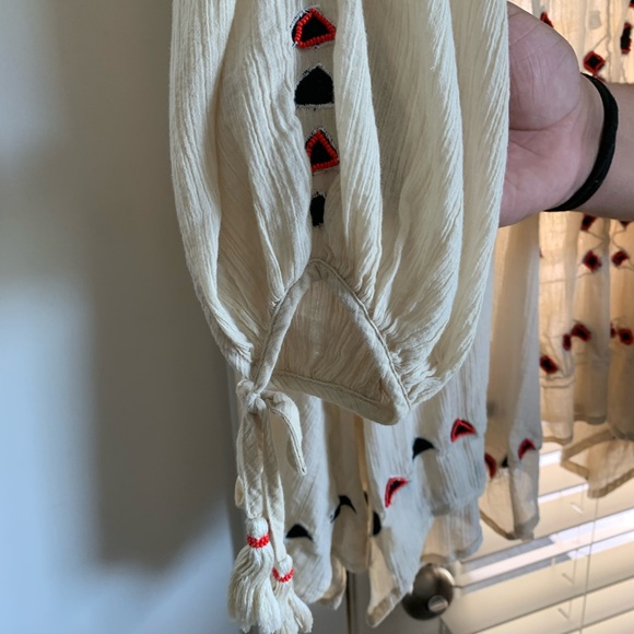 Free People Vintage Boho size Medium, Cream/Tan - Picture 3 of 15